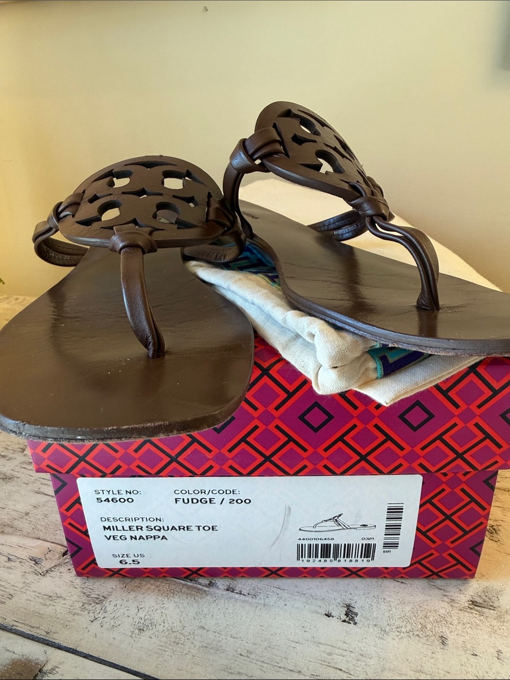 🤎 Tory Burch Miller Square Toe Sandals - Picture 11 of 14